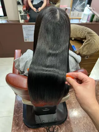 ロング 藤田 竜成のヘアスタイル