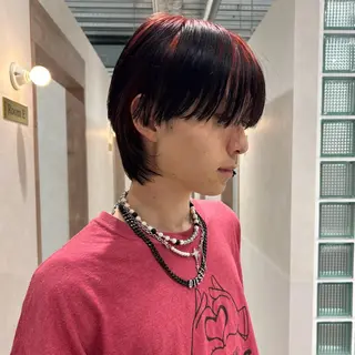 カラー メンズ garage.所属・スパイキーショート 平出天翔のヘアスタイル