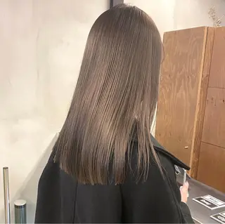 ミディアム カラー パーマ ヘアアレンジ メンズ キッズ ネイル マツエク・マツパ アイブロウ 前川 朋香のヘアスタイル