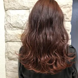 ロング カラー ヘアアレンジ メンズ キッズ ネイル マツエク・マツパ 透明感カラー🤎 ゆりのヘアスタイル