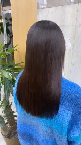 ロング パーマ KVELL ユナのヘアスタイル