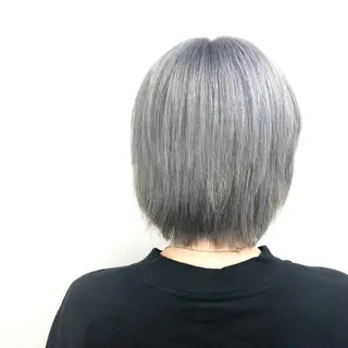 ミディアム カラー メンズパーマ名人 TAKUMAのヘアスタイル