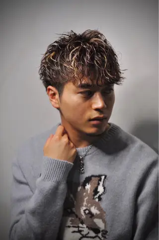 ショート 【パーマ指名No1】 浅野空人のヘアスタイル