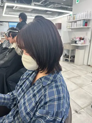 ミディアム カラー ブリーチなし/レイヤ ー特化🌈Tommyのヘアスタイル