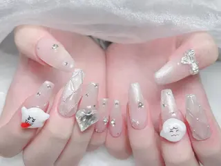 ネイル MoMoA Nail ネイル長さ出し専門店のネイルデザイン