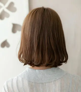 ミディアム パーマ 艶髪カラー🤍ྀི 強矢 美紗希🩷ྀིのヘアスタイル