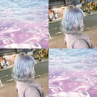 ミディアム カラー 🐺派手髪∔シャギー SEKIKAWA🐺のヘアスタイル