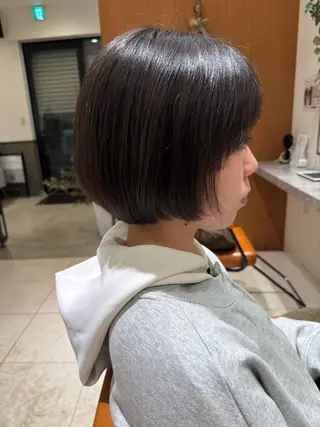 ショート 暖色/ベージュ/ メンズ/鈴木彩のヘアスタイル