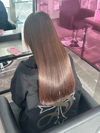 ロング 菊池 梨麻のヘアスタイル