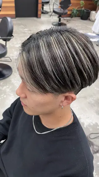 カラー メンズ パーマスタイル特化◎ 永戸圭汰のヘアスタイル