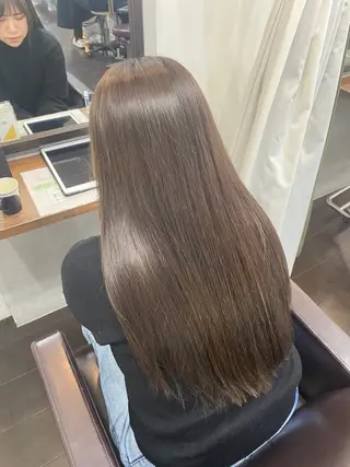 ロング カラー ヘアアレンジ 🍒ᩚ名駅/艶髪 縮毛矯正/あゆ🍒ᩚのヘアスタイル