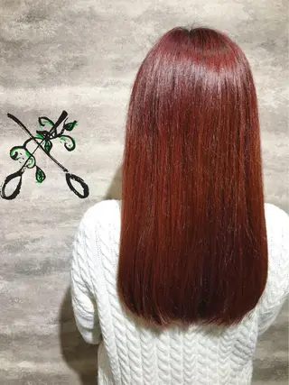 セミロング カラー 🫟Blanco🫟 Color&Careのヘアスタイル