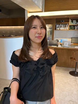 セミロング 名駅/大人可愛い /艶髪/流音のヘアスタイル