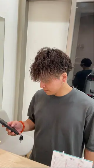 ショート パーマ 橋本翔 /レイヤーカットのヘアスタイル