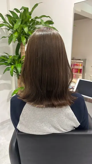 ミディアム カラー 🎀透明感× 赤み消し🎀正源のヘアスタイル
