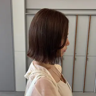 ショート カラー 髪質改善カラー/ボブ 🌻Mutsumiのヘアスタイル