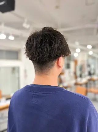 ミディアム パーマ メンズ SHIAN 橋本 Daikiのヘアスタイル