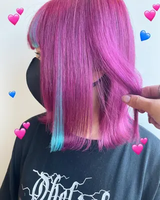 ミディアム カラー 新宿駅近♡個室 ♡関口三都季🌜のヘアスタイル