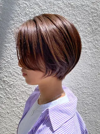ショート カラー コバヤシ タイジュのヘアスタイル