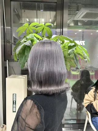 カラー 透明感ラベンダー/ レイヤー/表参道のヘアスタイル