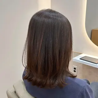 ミディアム レイヤー/艶髪カラー 🌷油科あい🌷のヘアスタイル