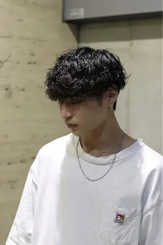 ショート パーマ メンズ 🌀パーマ特化 美容師🌀/しゅんのヘアスタイル