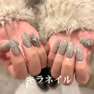 ネイル 🎀kira 長さだし💗モチ最高のネイルデザイン