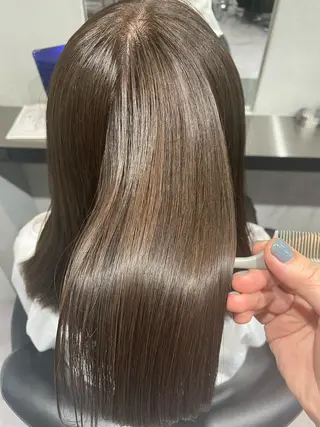 セミロング カラー 🌈ウルトワ水素 髪質改善naru🌈のヘアスタイル