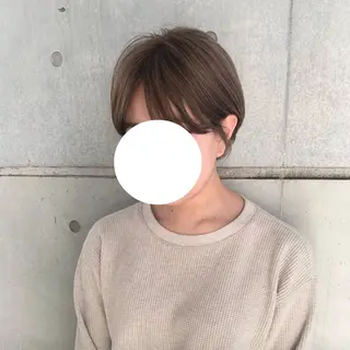ショート カラー 表参道🌿赤み消し カラー/チナツのヘアスタイル