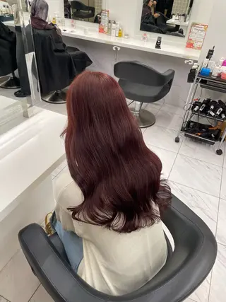 ロング カラー ヘアアレンジ 💗横浜美容室 💗HARUNAのヘアスタイル