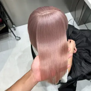 ミディアム カラー ✨髪質改善艶カラー✨ リュウトのヘアスタイル