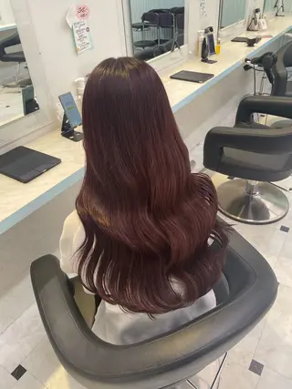 ロング カラー 🇰🇷韓流暖色ヘア 🍒saaya🍒のヘアスタイル