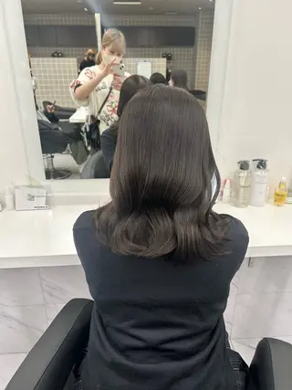 カラー 透明感ベージュ🤎 ナチュラルレイヤーのヘアスタイル