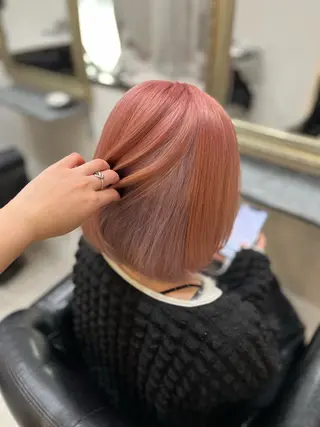 ミディアム カラー ゆな🎀ハイトーン /レイヤーのヘアスタイル