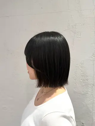 ショート 艶カラー/縮毛矯正/ アレンジ/akaneのヘアスタイル