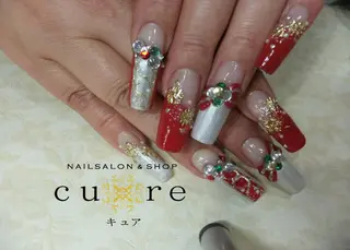 ロング ネイル ネイルサロン Cureのネイルデザイン