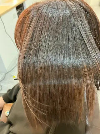 ショート カラー ヘアアレンジ キッズ 横浜関内髪質改善 re:Magoのヘアスタイル