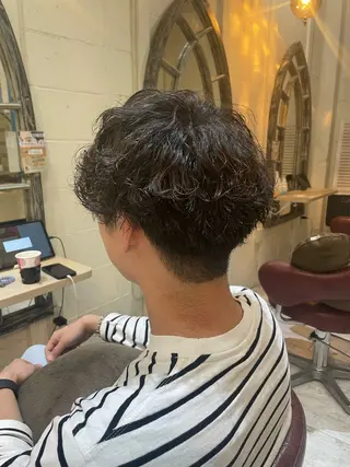 ショート パーマ メンズ メンズパーマ屋さん /yuki☃️💭のヘアスタイル