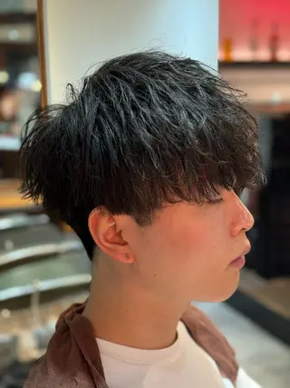 ショート パーマ メンズ 【⭐️men's限定 ⭐️】平田雅暉のヘアスタイル