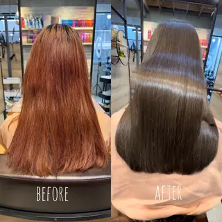 ロング カラー 当日予約OK⭕️ 佐藤太一のヘアスタイル
