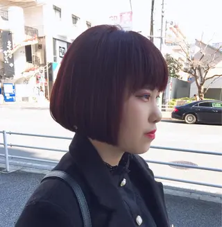 ショート カラー 仁科 友恵のヘアスタイル