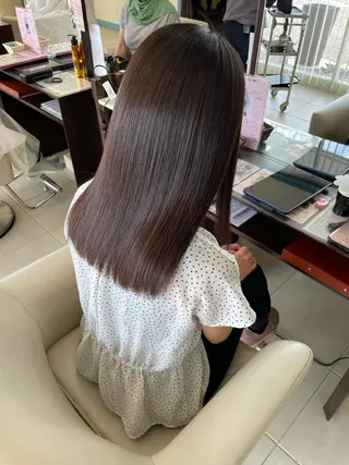 セミロング 朝生 海都のヘアスタイル