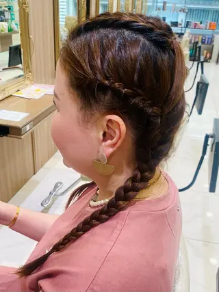 ロング ヘアアレンジ 古川 琴美のヘアスタイル