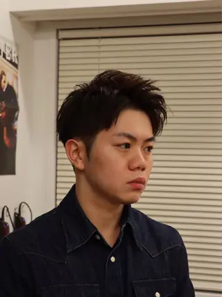 ショート メンズ メンズカット✂️ スキンフェード伊藤陸のヘアスタイル