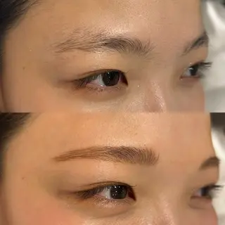 アイブロウ 暖色カラー 奥村陽花のヘアスタイル
