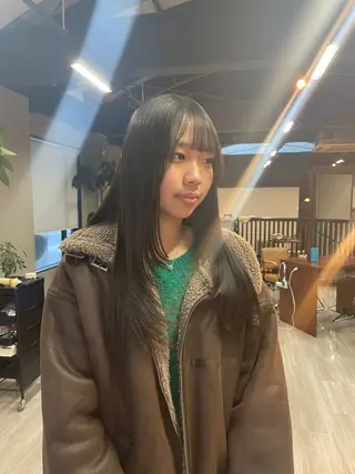 ロング マキノ キョウカのヘアスタイル