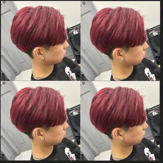ショート カラー パーマ ヘアアレンジ メンズ 🔥メンズパーマ 特化 渡辺一翔のヘアスタイル