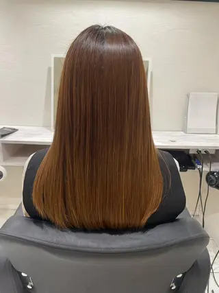 セミロング 大阪美容師 井上智博のヘアスタイル
