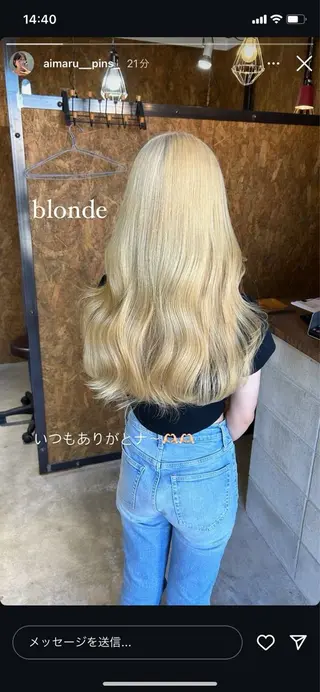 ロング カラー 🫟Blanco🫟 Color&Careのヘアスタイル