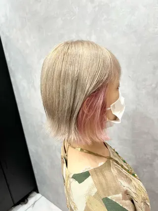 カラー SALOWIN栄 高須大貴のヘアスタイル